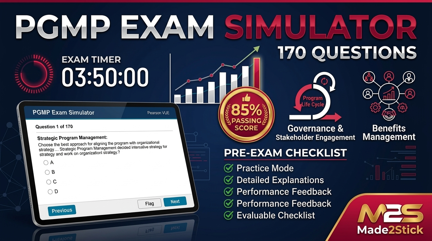 PgMP Certification Exam Simulator Preview